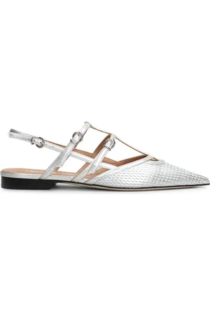 LELLA BALDI Metallic ballerina shoes