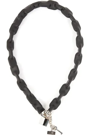 Maison Margiela Padlock chain-link necklace