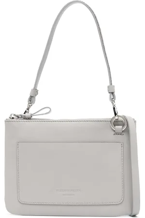 Fabiana Filippi Logo-debossed leather tote bag