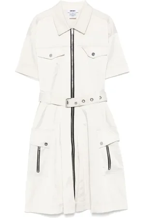 DKNY Zip-up mini dress