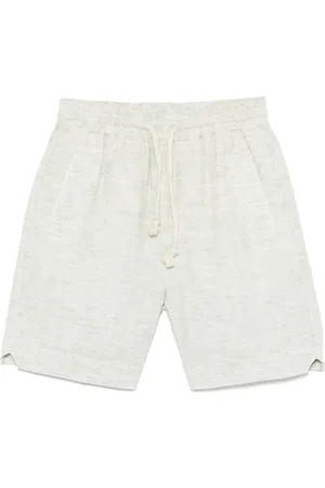 ELEVENTY Slub-texture shorts