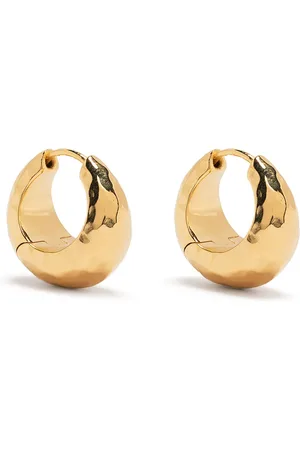 Dower and Hall Chunky tapered nomad huggie hoops