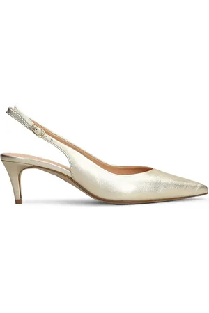 The Seller 60mm metallic slingback pumps