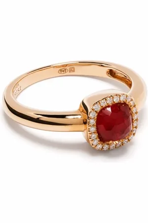 Tirisi 18kt rose gold Milano Sweeties ruby and diamond ring