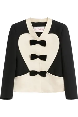 VALENTINO GARAVANI Crepe Couture bow-detail blazer