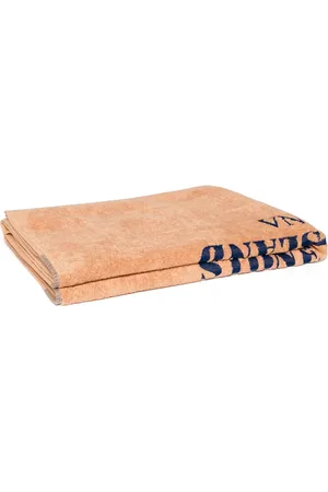Stone Island Logo-embroidered beach towel