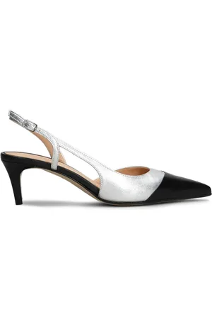 The Seller Leather slingback pumps