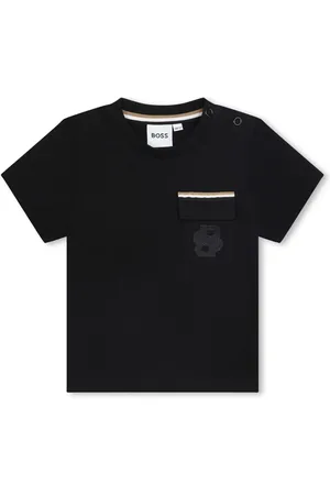 HUGO BOSS Logo-embroidered cotton T-shirt