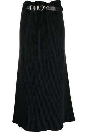 Y / PROJECT Ribbed high-waisted skirt