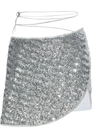 Oseree Sequinned beach cover-up