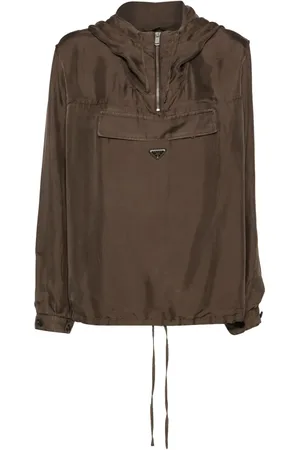 Prada Triangle logo hoodie