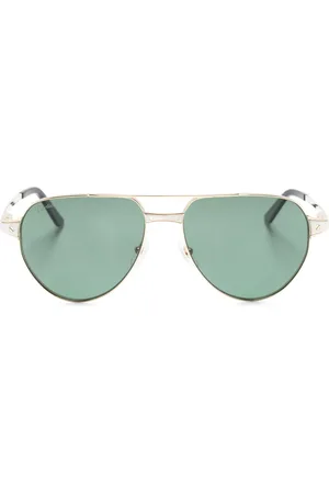 Cartier Santos de Cartier navigator-frame sunglasses