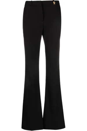 VERSACE Medusa-plaque flared trousers