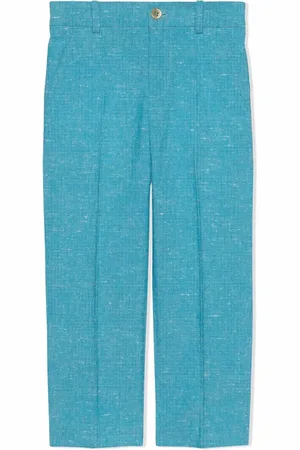 Gucci Double G canvas trousers