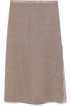Fendi Flared midi skirt