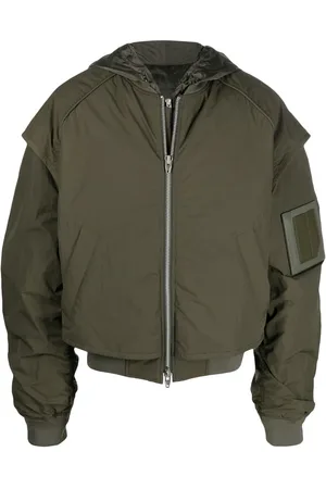 JUUN.J Logo-appliqué bomber jacket
