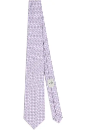 Etro Patterned-jacquard silk tie