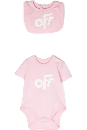 OFF-WHITE Logo-print baby set