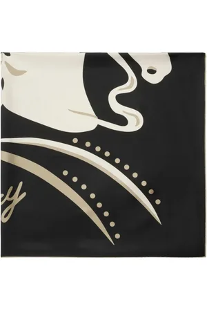 Burberry Mirrored Horse silk scarf