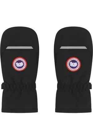 Canada Goose Arctic logo-patch down mittens