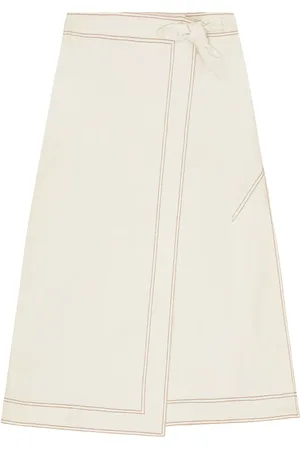 Ganni Midi A-line skirt