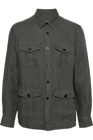 Boglioli Long-sleeve linen shirt