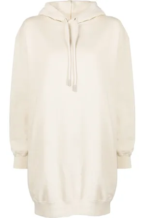 OFF-WHITE Diag-stripe print sweatshirt dress