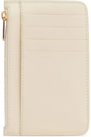 Mansur Gavriel Logo-stamp zipped card holder