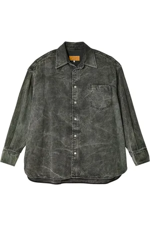 Maison Margiela Long-sleeve cotton denim shirt