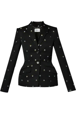Erdem Floral-jacquard tailored blazer