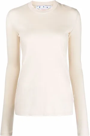 OFF-WHITE Diag-print long-sleeve T-shirt