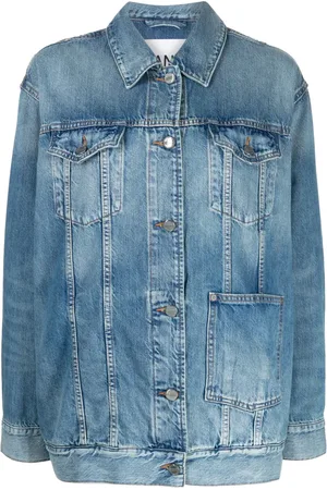 Ganni Organic-cotton blend denim jacket