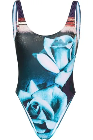Jean Paul Gaultier The Roses graphic-print swimsuit