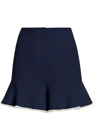 Cinq A Sept Ditsy Neema seersucker shorts