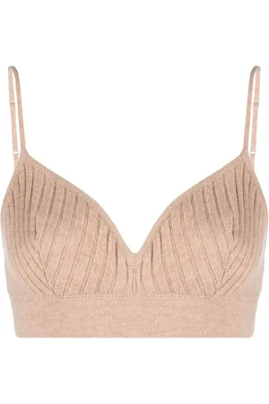 ERES Ribbed knitted bralette top