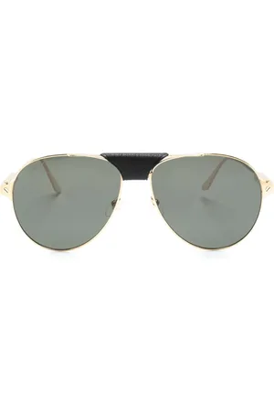 Cartier Santos de Cartier pilot sunglasses