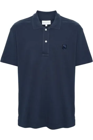 Maison Kitsuné Fox head-patch piqué polo shirt