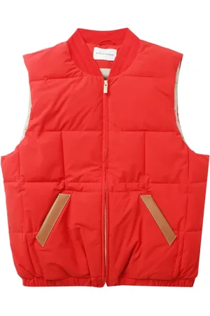 Drôle de Monsieur Stand-collar padded gilet