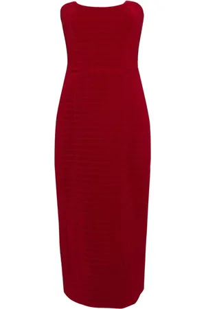 EMILIA WICKSTEAD Ryder plissé midi dress