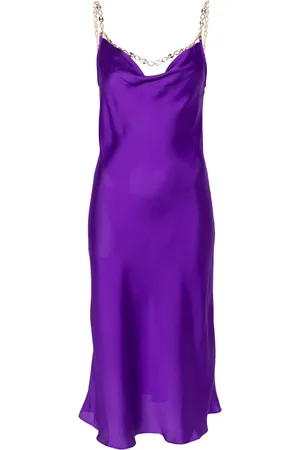 Paco rabanne Satin midi dress