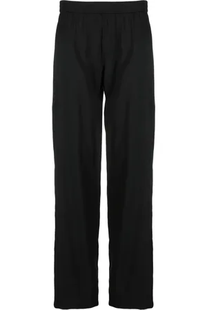 Msgm Elasticated-waist straight-leg trousers