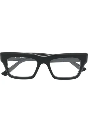 Balenciaga Logo-plaque square-frame glasses