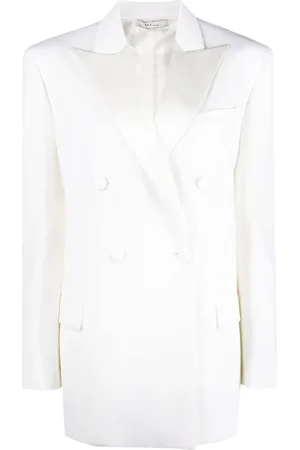 REV Virgin wool double-breasted coat