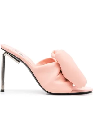 OFF-WHITE Bow-detail padded sandals