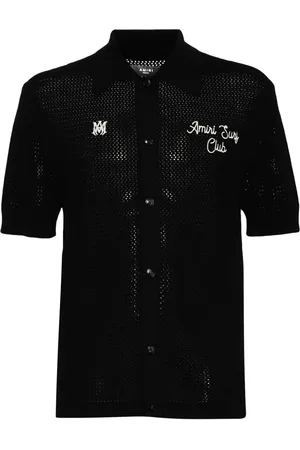 AMIRI Surf club crotchet polo