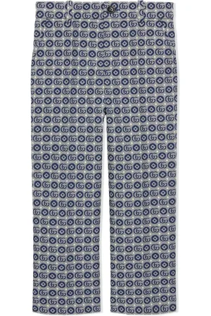 Gucci GG jacquard straight-leg trousers