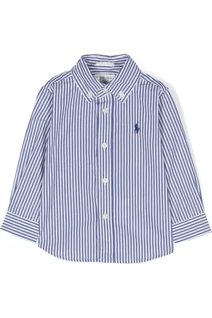 Ralph Lauren Logo-embroidered stripe-print shirt