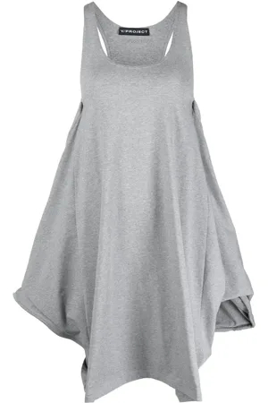 Y / PROJECT Wire twisted cotton-blend minidress