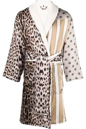 Roberto Cavalli Animal-print bath robe