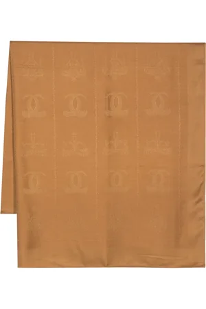 Cartier Monogram-pattern silk scarf